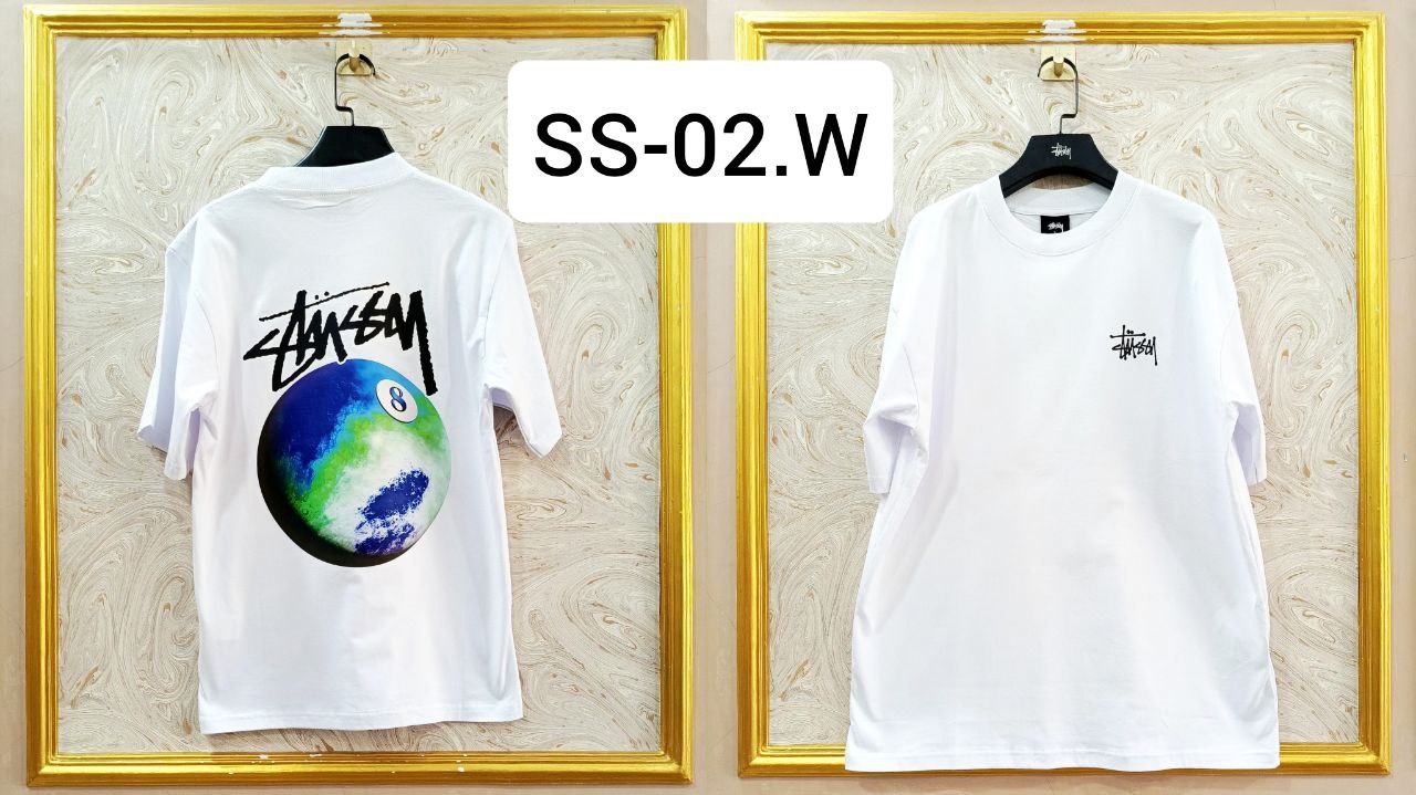 Stüssy T-Shirt SS-02 WHITE EDITION