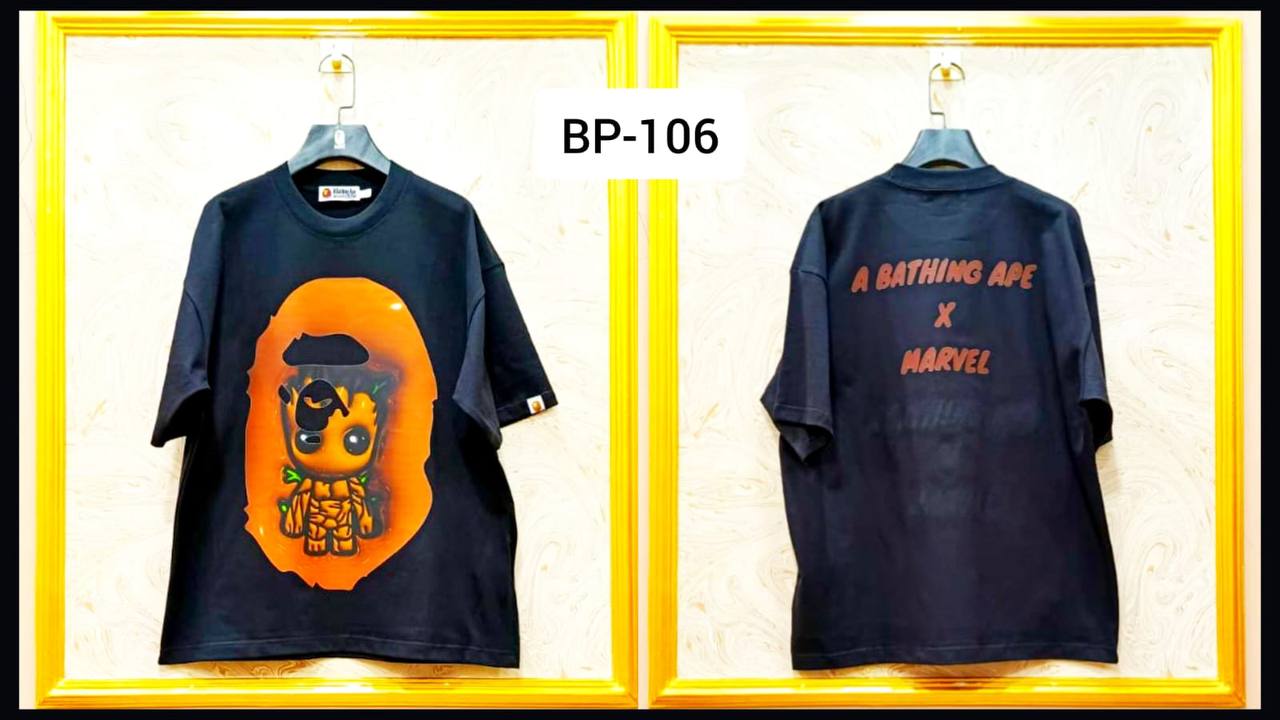 Streetwear Oversized Tee | Ape Graphic Inspired | Premium Cotton | BP-106