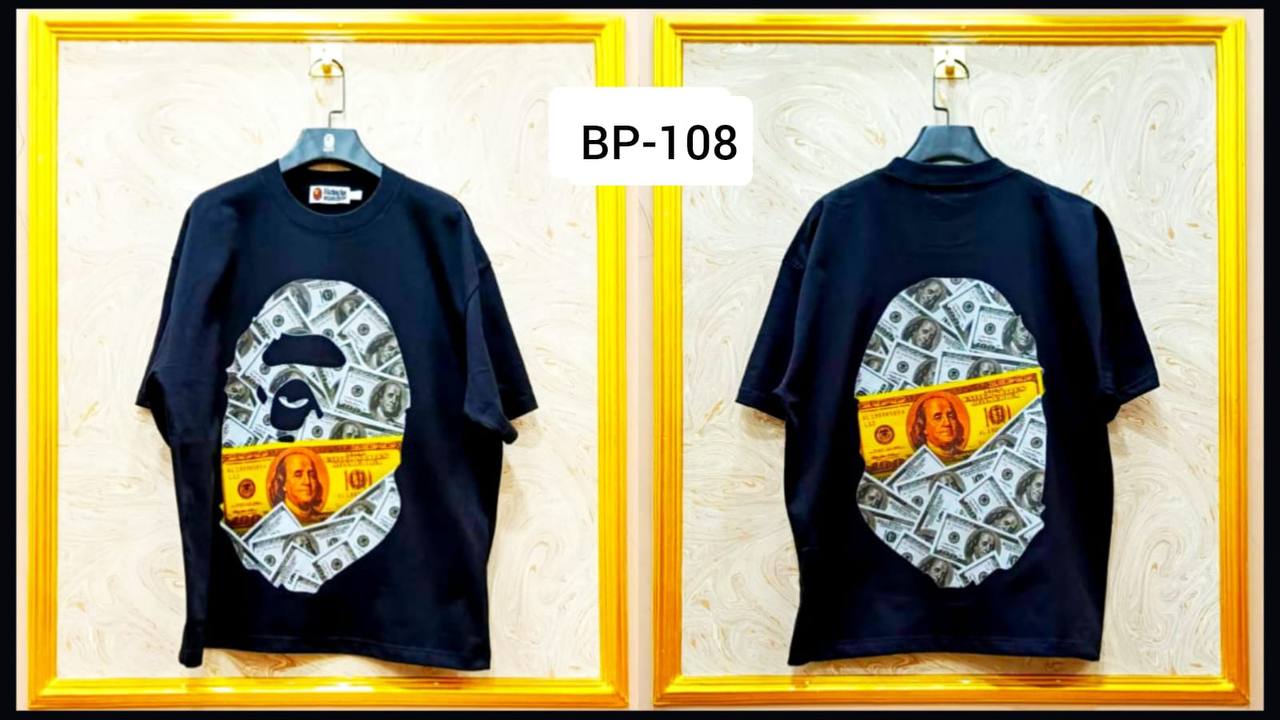 Streetwear Oversized Tee | Ape Graphic Inspired | Premium Cotton | BP-108