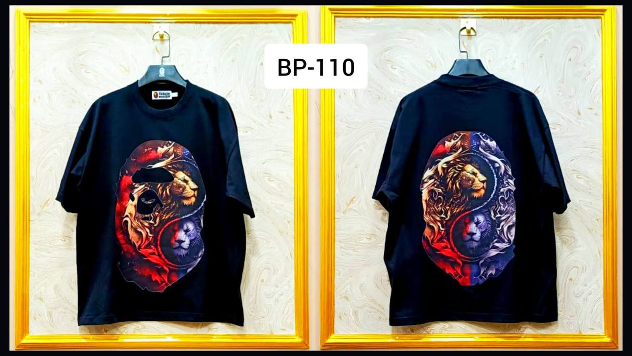 Streetwear Oversized Tee | Ape Graphic Inspired | Premium Cotton | BP-110