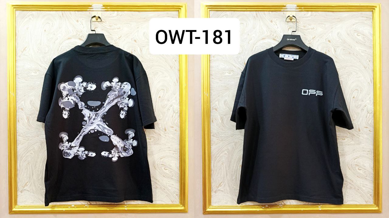 Off-White Inspired Back Logo T-Shirt - OWT-181
