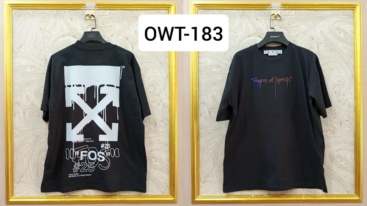 Off-White Inspired Back Logo T-Shirt - OWT-183