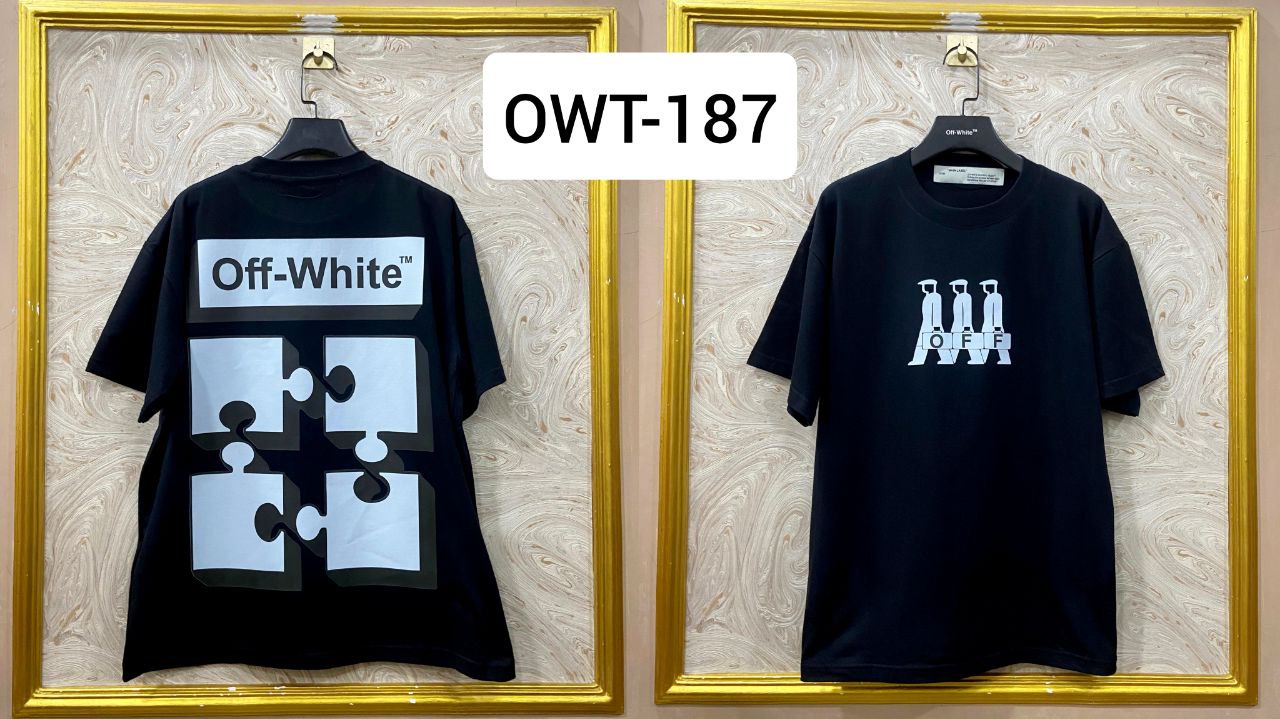 Off-White Inspired Back Logo T-Shirt - OWT-187
