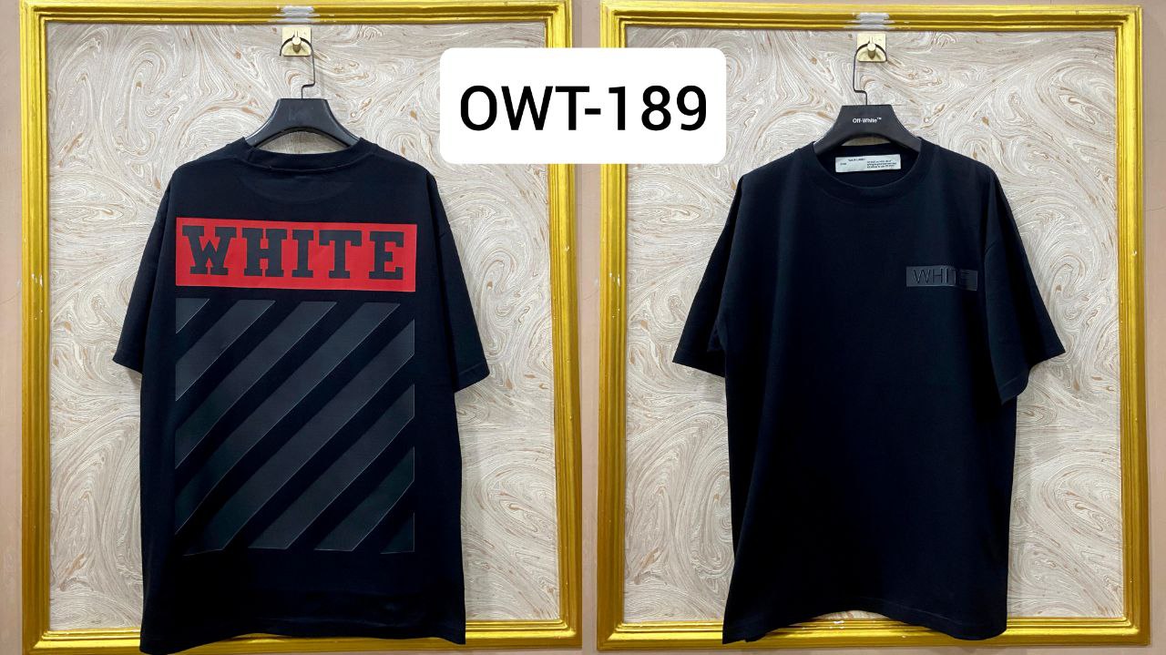Off-White Inspired Back Logo T-Shirt - OWT-189
