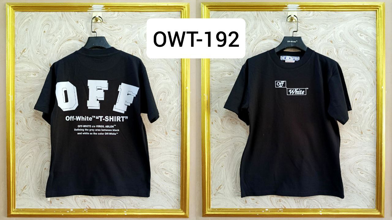 Off-White Inspired Back Logo T-Shirt - OWT-192