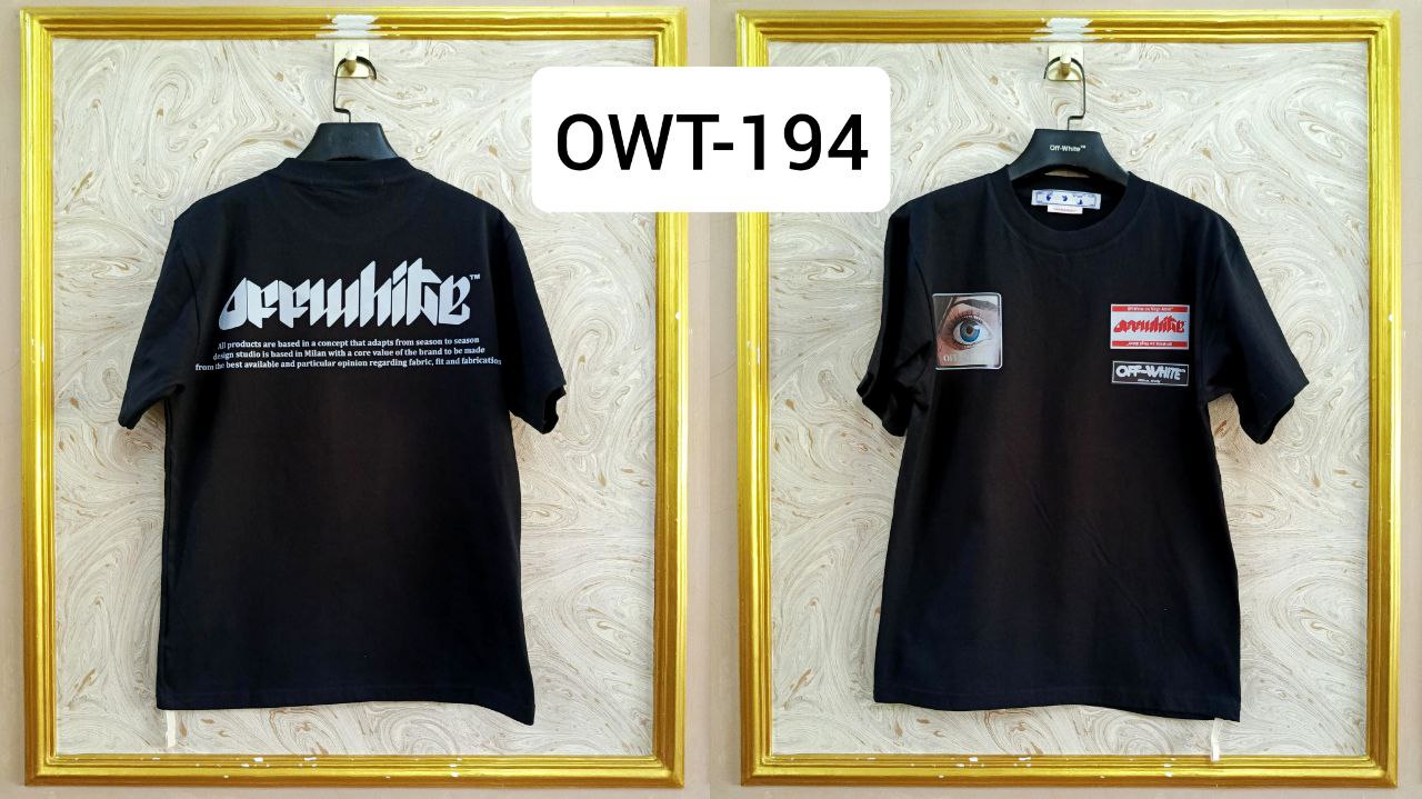 Off-White Inspired Back Logo T-Shirt - OWT-194
