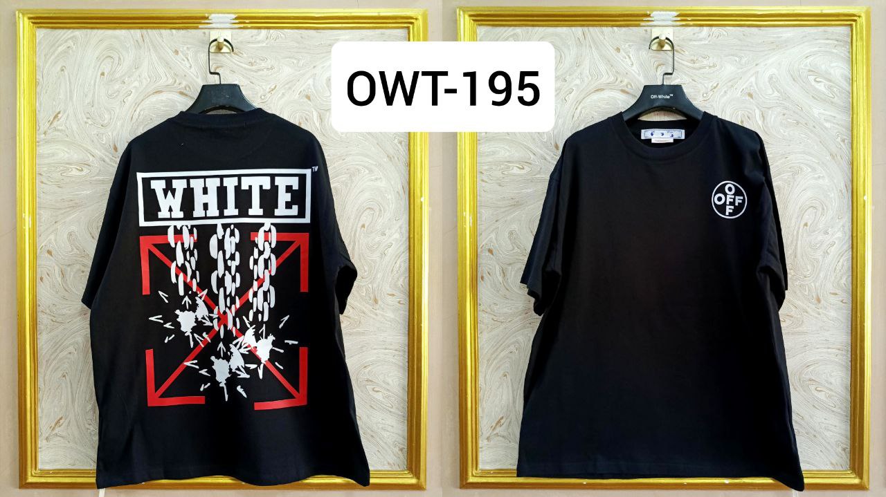 Off-White Inspired Back Logo T-Shirt - OWT-195