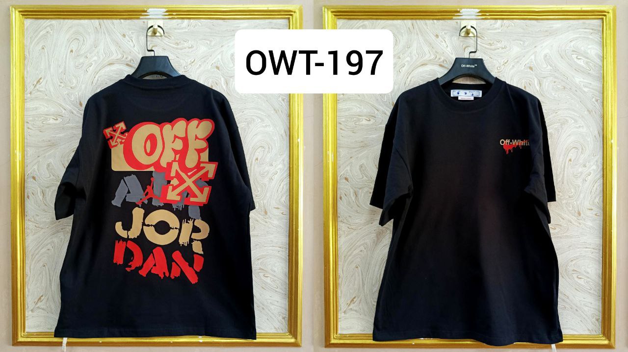 Off-White Inspired Back Logo T-Shirt - OWT-197