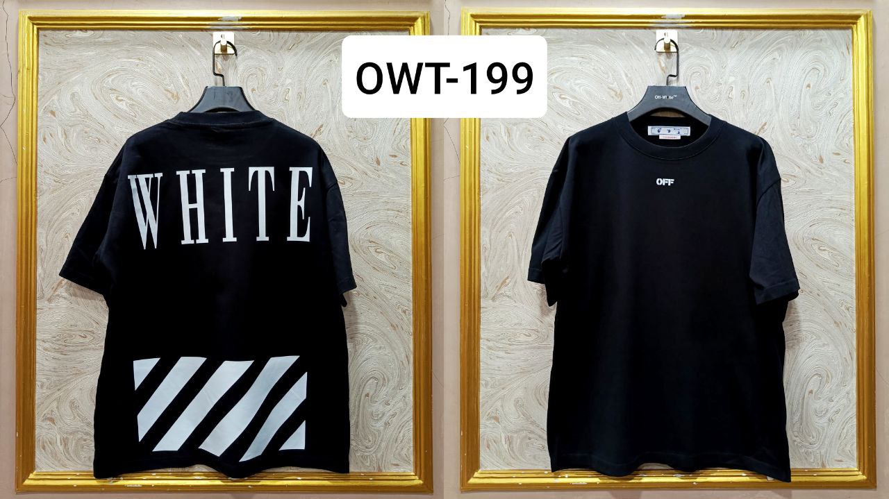 Off-White Inspired Back Logo T-Shirt - OWT-199
