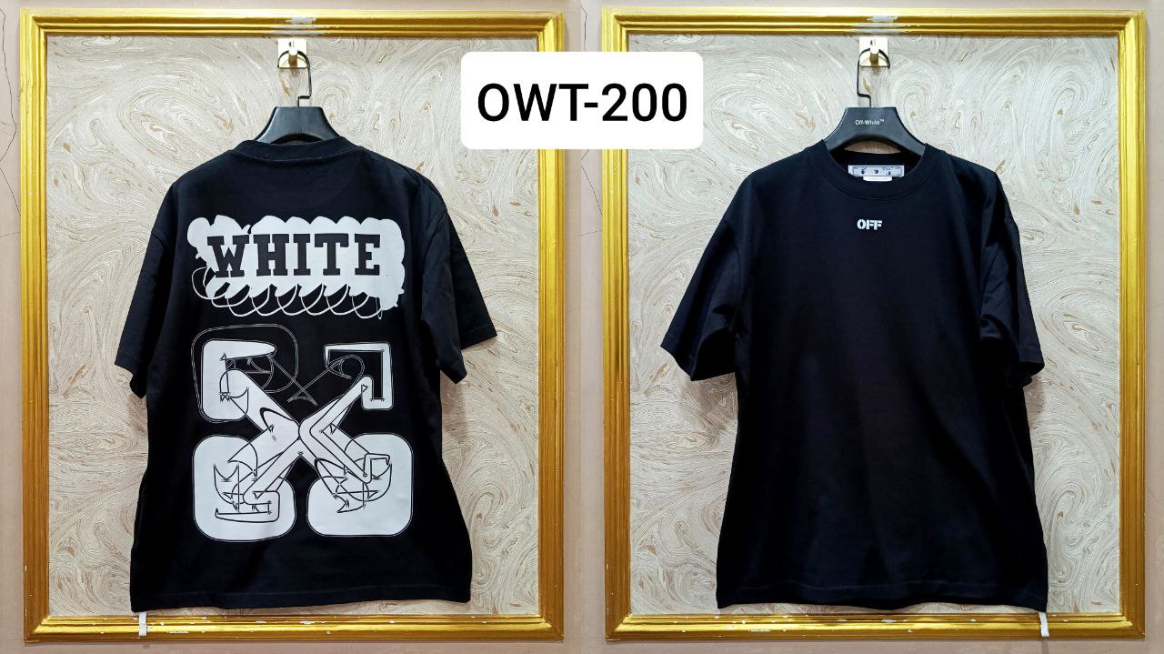 Off-White Inspired Back Logo T-Shirt - OWT-200