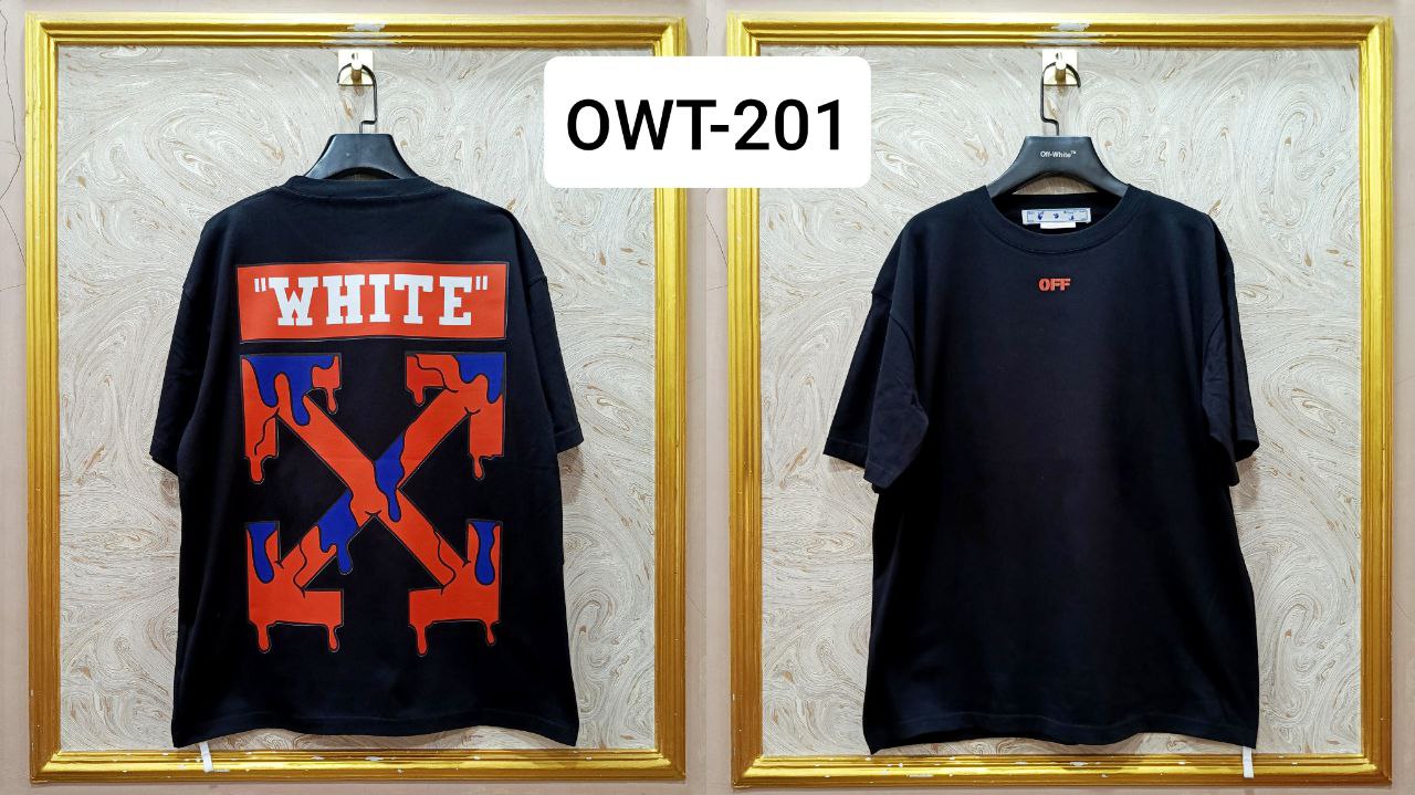 Off-White Inspired Back Logo T-Shirt - OWT-201