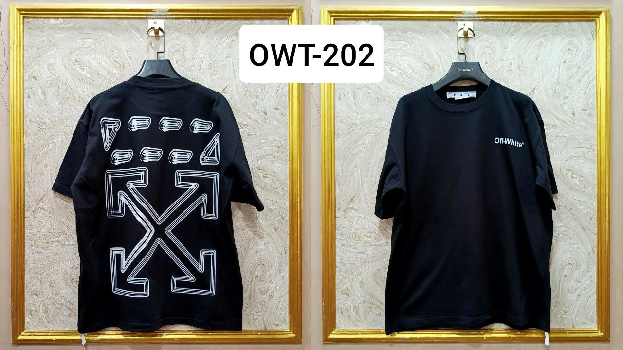 Off-White Inspired Back Logo T-Shirt - OWT-202