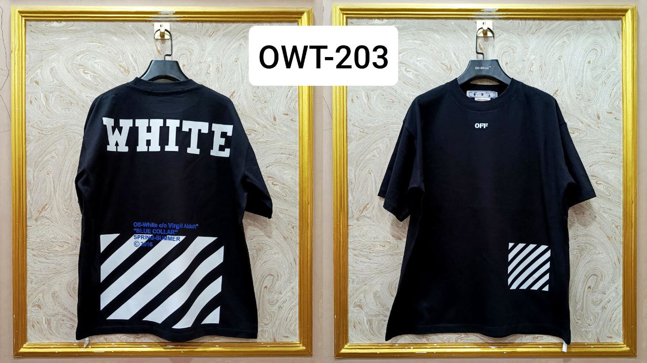 Off-White Inspired Back Logo T-Shirt - OWT-203