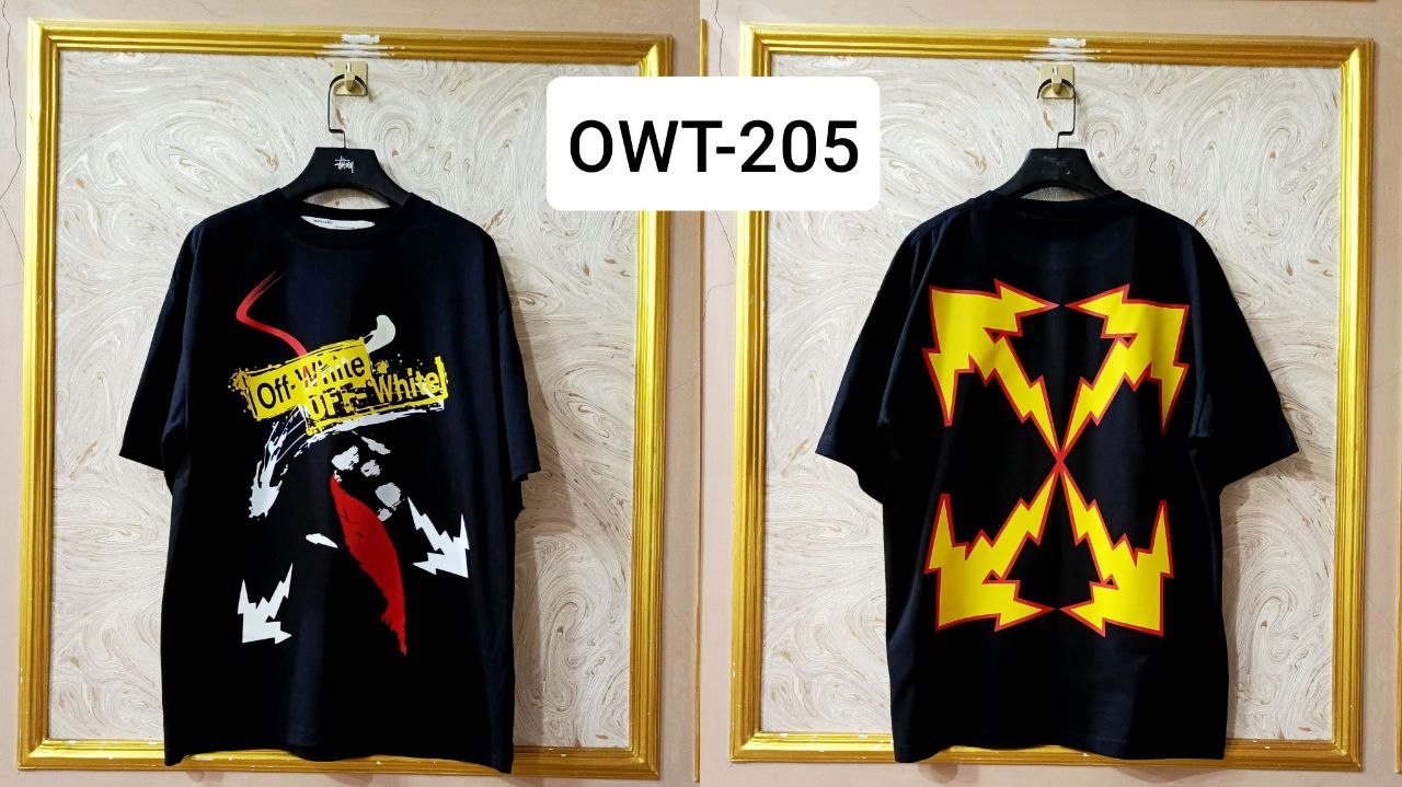 Off-White Inspired Back Logo T-Shirt - OWT-205