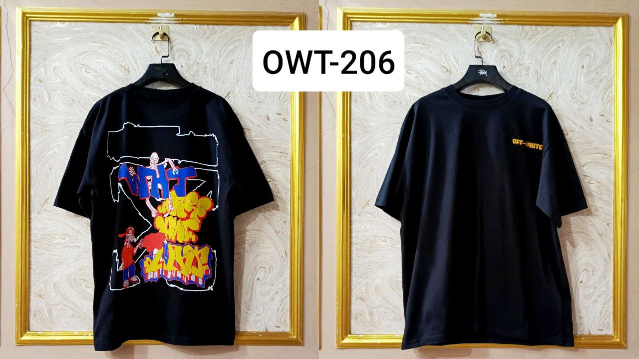 Off-White Inspired Back Logo T-Shirt - OWT-206