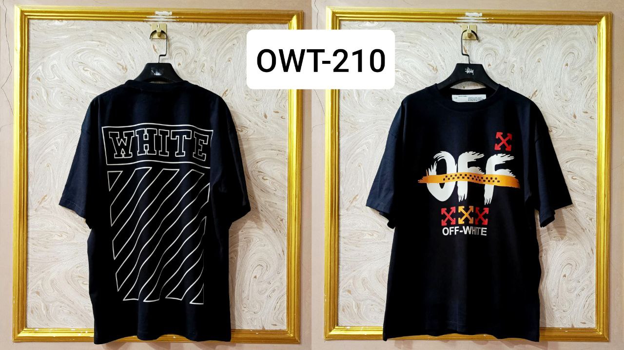 Off-White Inspired Back Logo T-Shirt - OWT-210