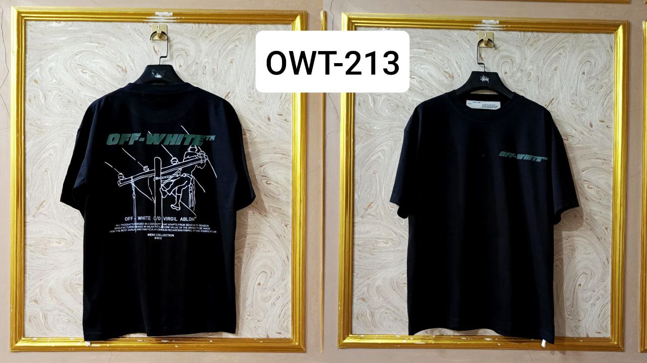 Off-White Inspired Back Logo T-Shirt - OWT-213