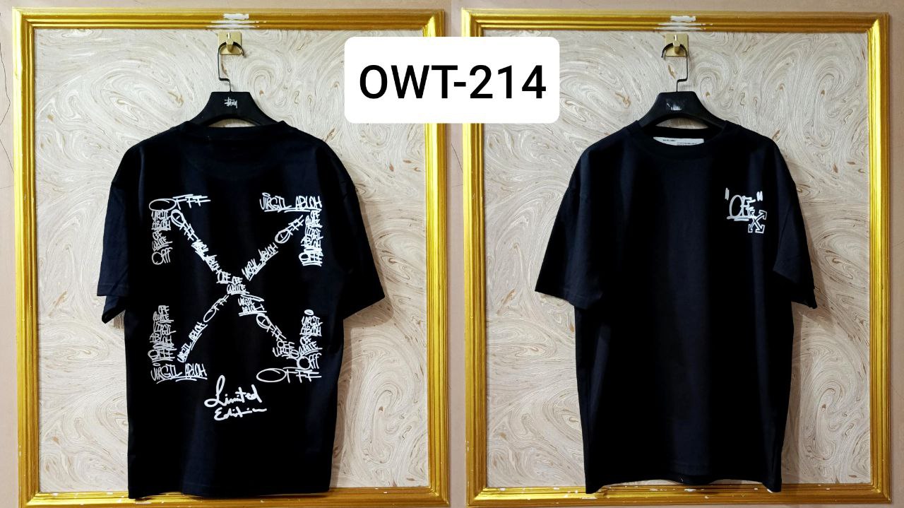 Off-White Inspired Back Logo T-Shirt - OWT-214