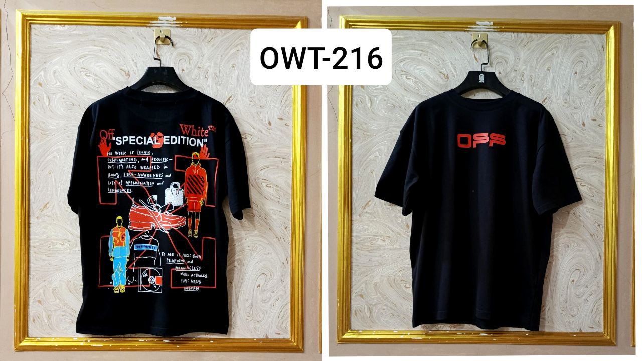 Off-White Inspired Back Logo T-Shirt - OWT-216