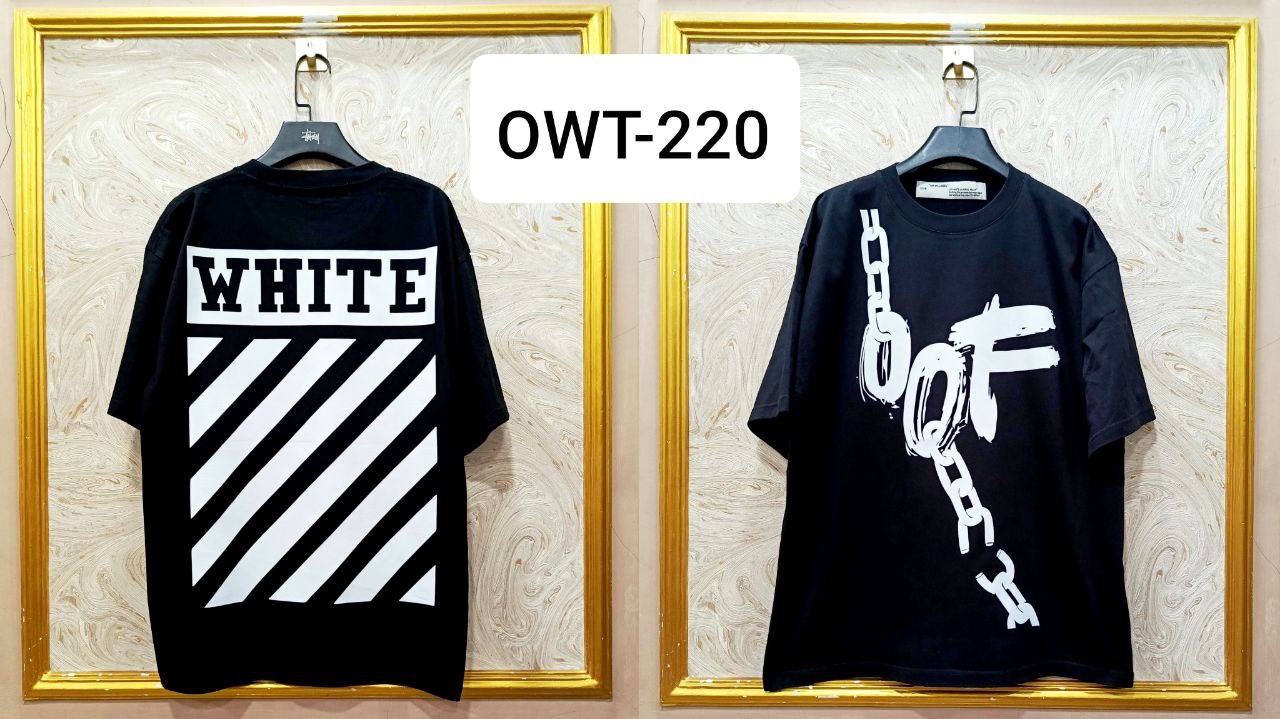 Off-White Inspired Back Logo T-Shirt - OWT-220
