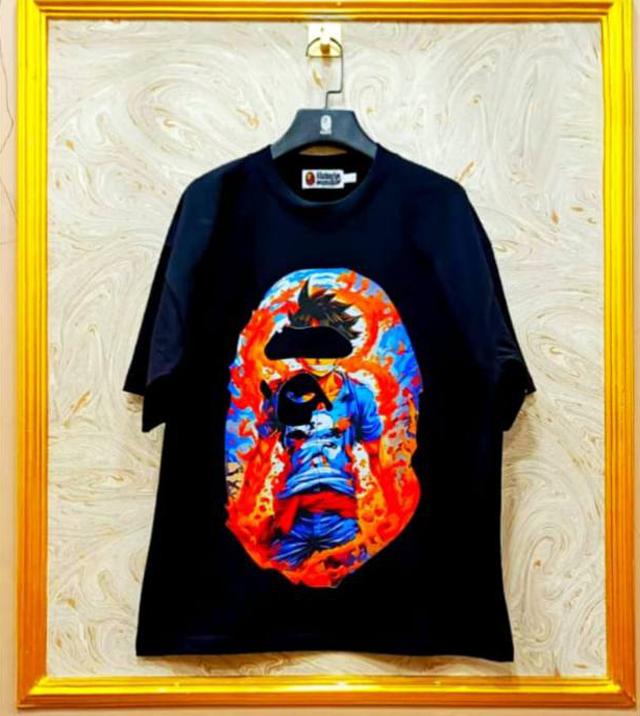 Streetwear Oversized Tee | Ape Graphic Inspired | Premium Cotton | BP-22
