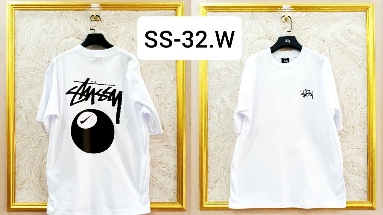 Stüssy T-Shirt SS-32 WHITE EDITION