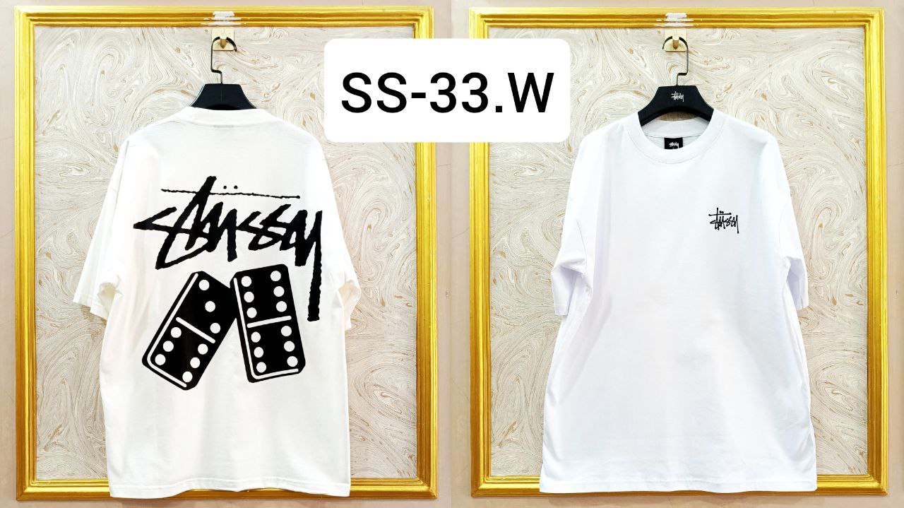Stüssy T-Shirt SS-33 WHITE EDITION