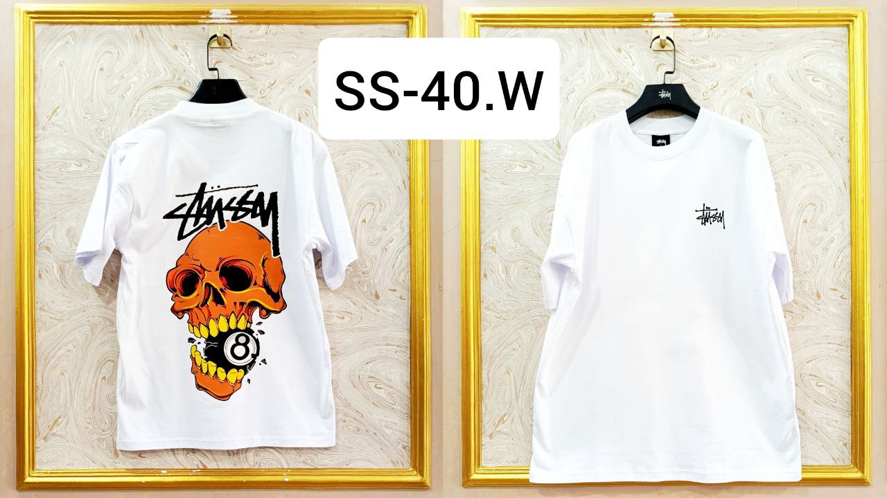 Stüssy T-Shirt SS-40 WHITE EDITION