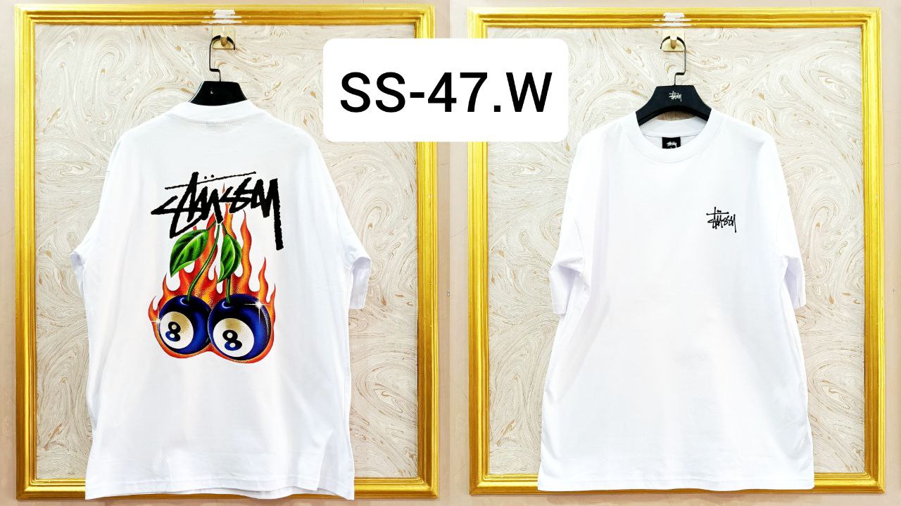 Stüssy T-Shirt SS-47 WHITE EDITION