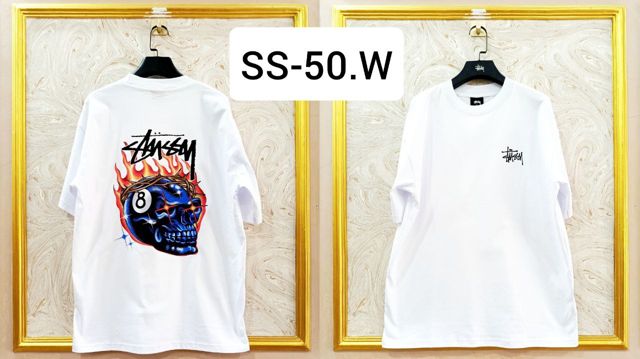 Stüssy T-Shirt SS-50 WHITE EDITION