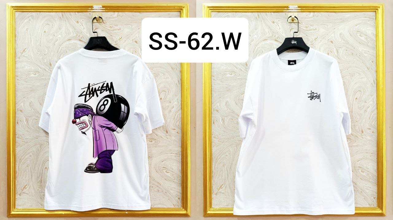 Stüssy T-Shirt SS-62 WHITE EDITION