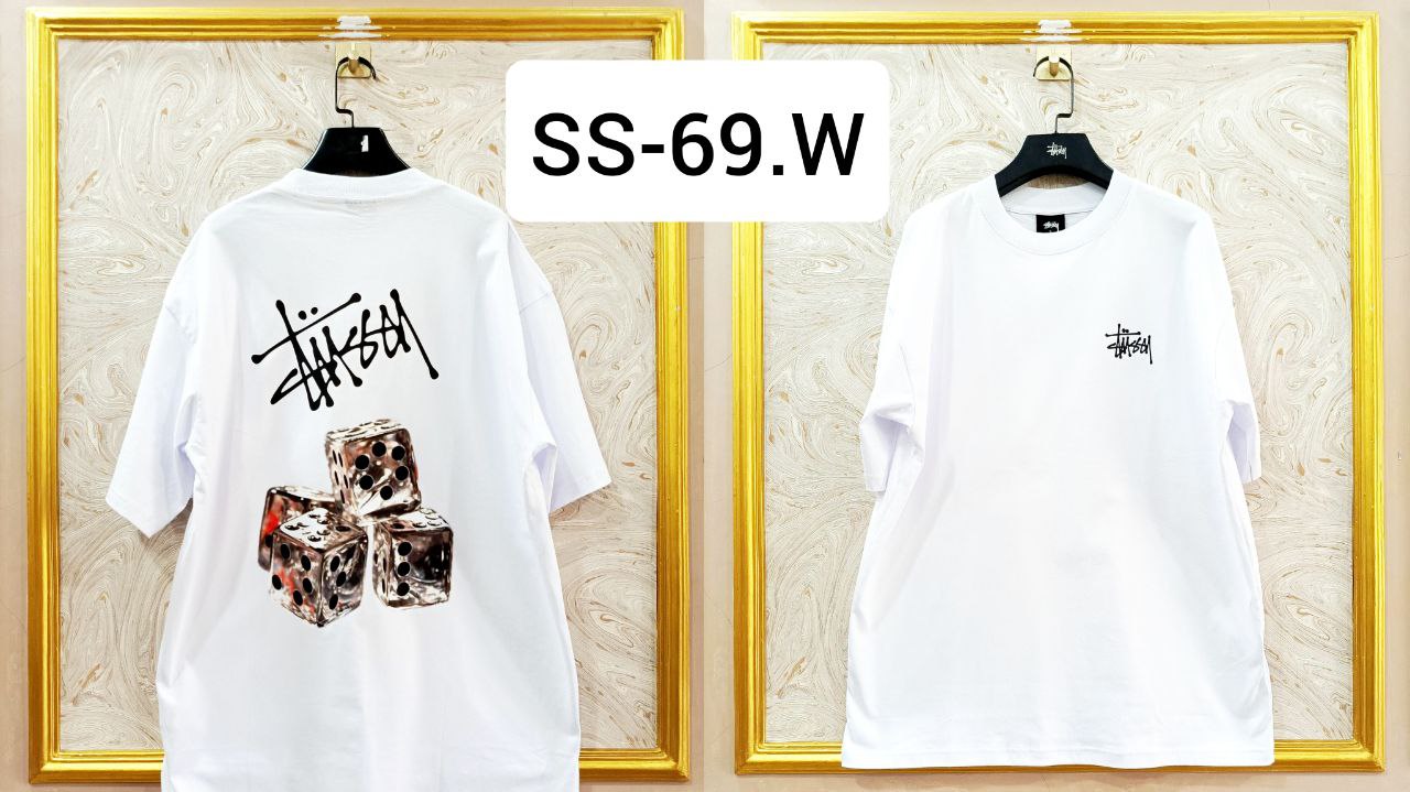 Stüssy T-Shirt SS-69 WHITE EDITION