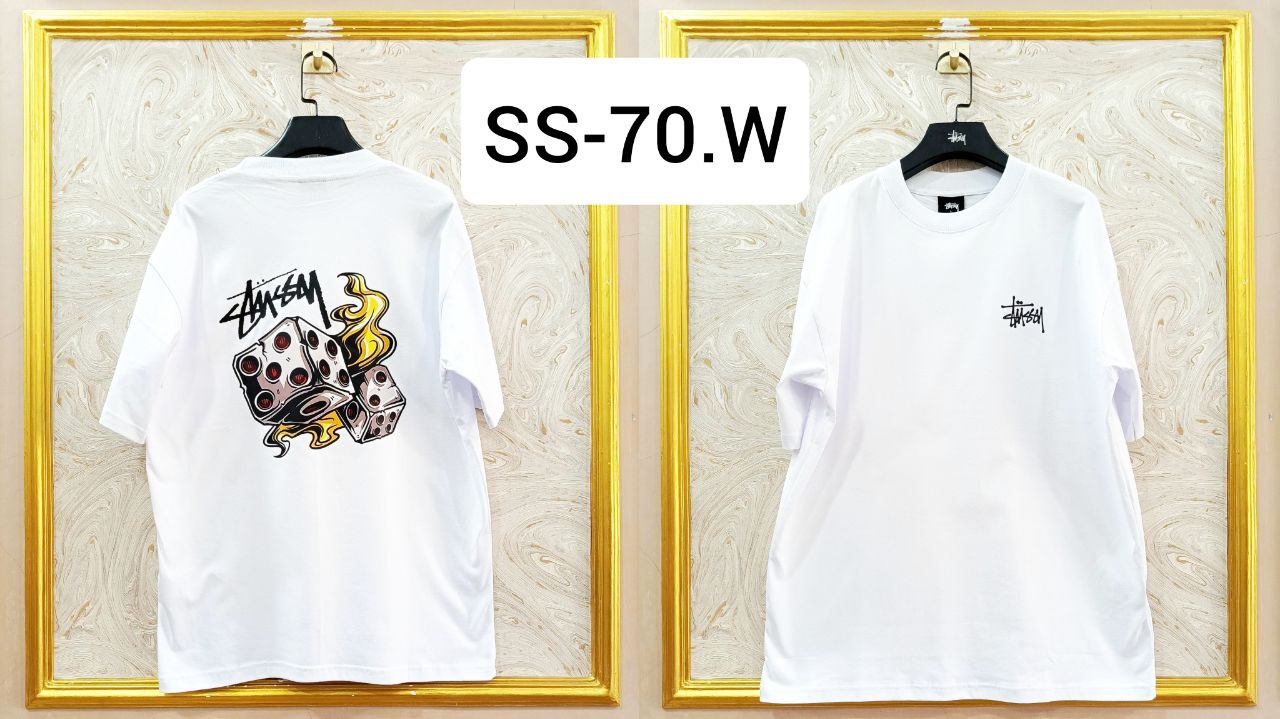 Stüssy T-Shirt SS-70 WHITE EDITION