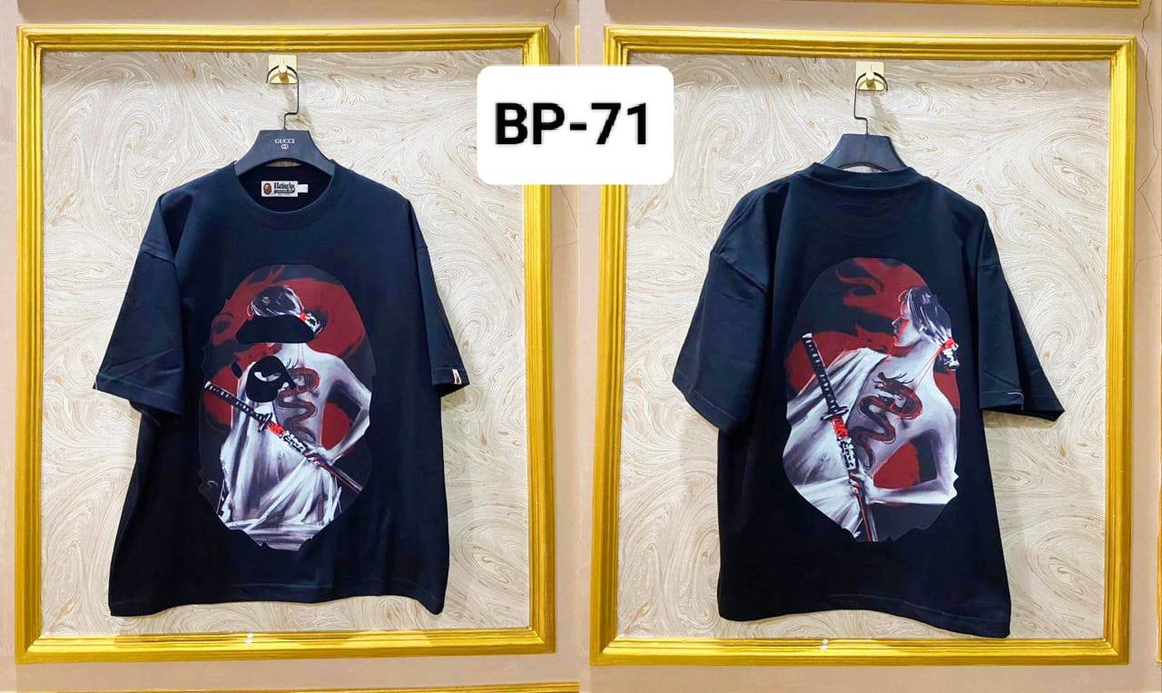 Streetwear Oversized Tee | Ape Graphic Inspired | Premium Cotton | BP-71