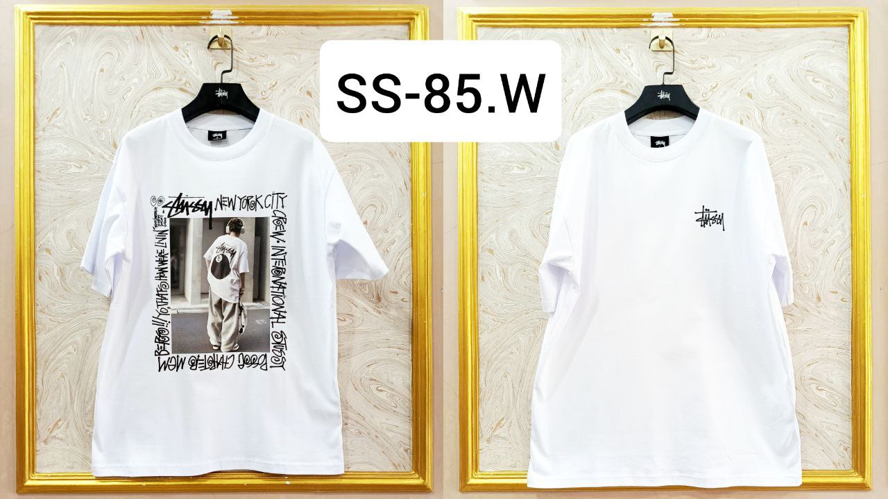 Stüssy T-Shirt SS-85 WHITE EDITION