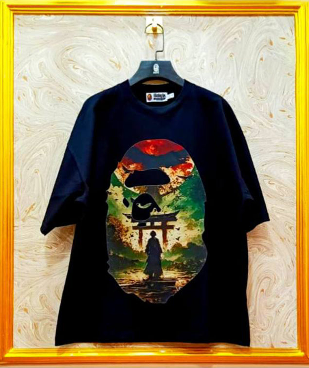 Streetwear Oversized Tee | Ape Graphic Inspired | Premium Cotton | BP-87
