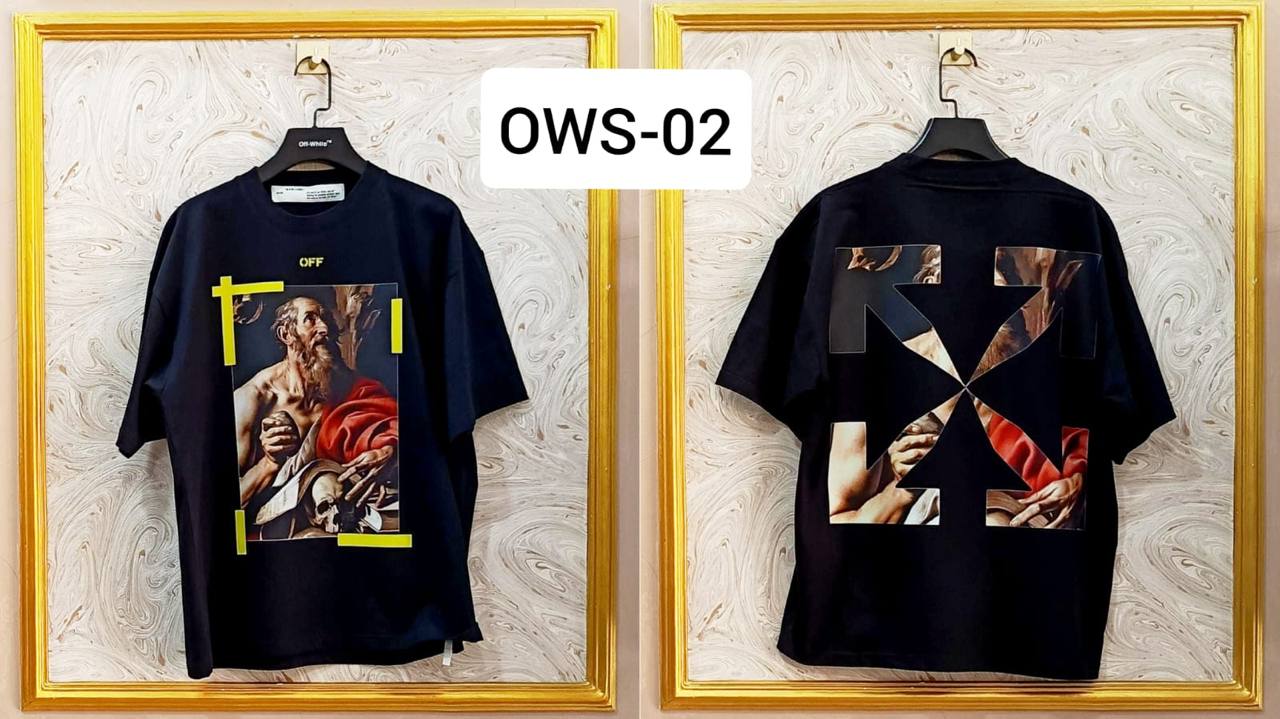OWS-02 | Off-White Style Graphic T-Shirt โ Streetwear Oversized Tee
