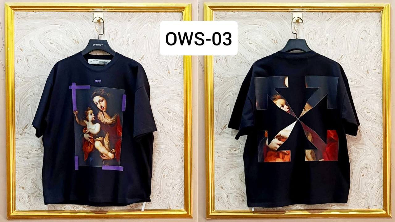 OWS-03 | Off-White Style Graphic T-Shirt โ Streetwear Oversized Tee