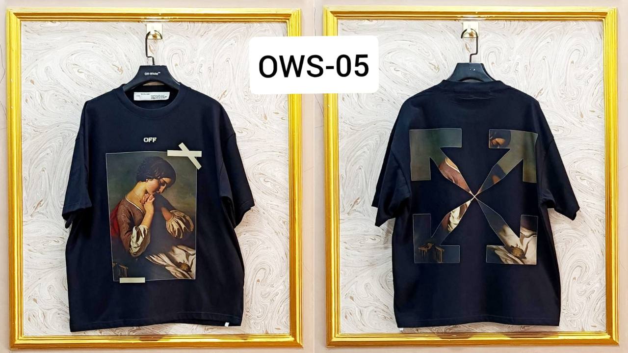 OWS-05 | Off-White Style Graphic T-Shirt โ Streetwear Oversized Tee