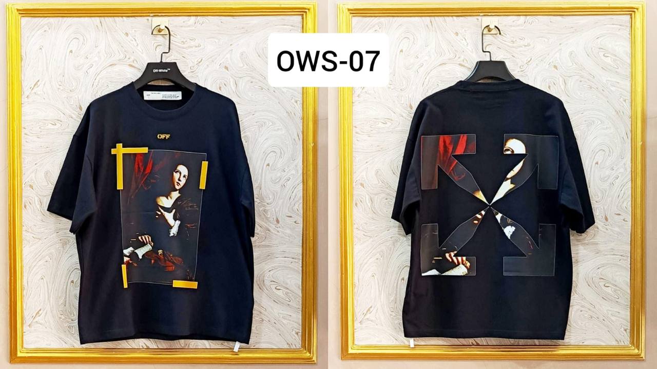 OWS-07 | Off-White Style Graphic T-Shirt โ Streetwear Oversized Tee