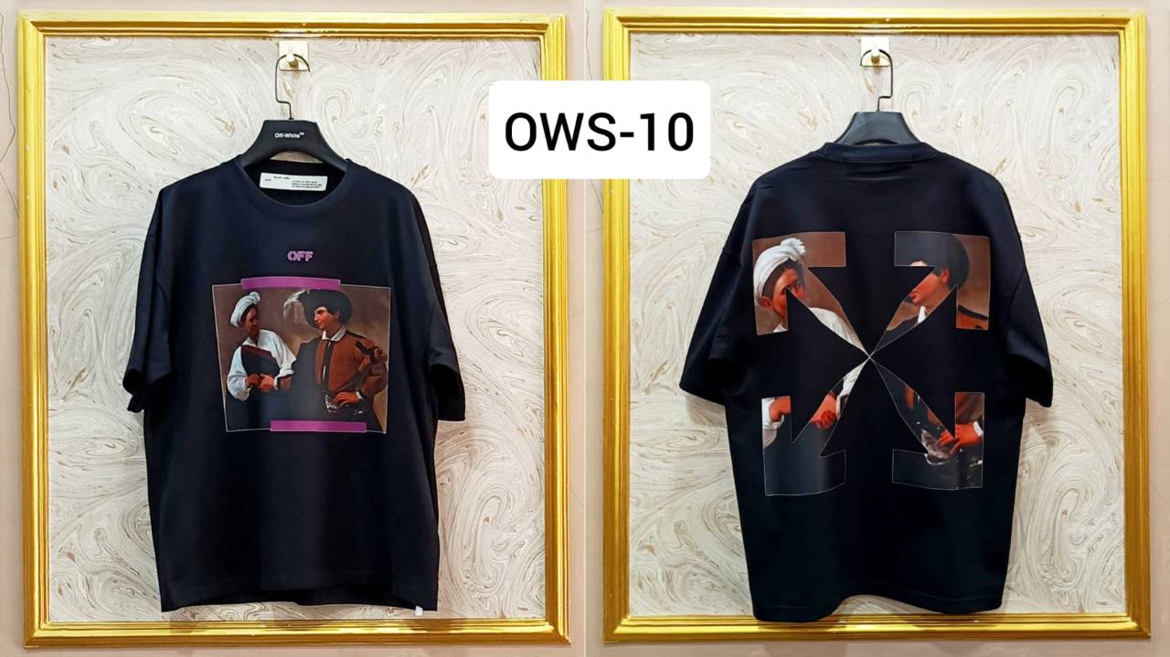 OWS-10 | Off-White Style Graphic T-Shirt โ Streetwear Oversized Tee