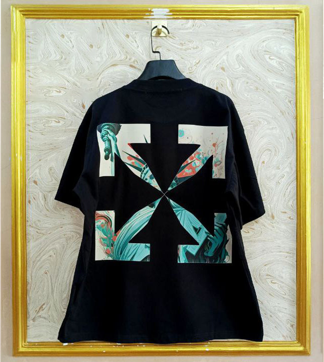 OWS-103 | Off-White Style Graphic T-Shirt โ Streetwear Oversized Tee