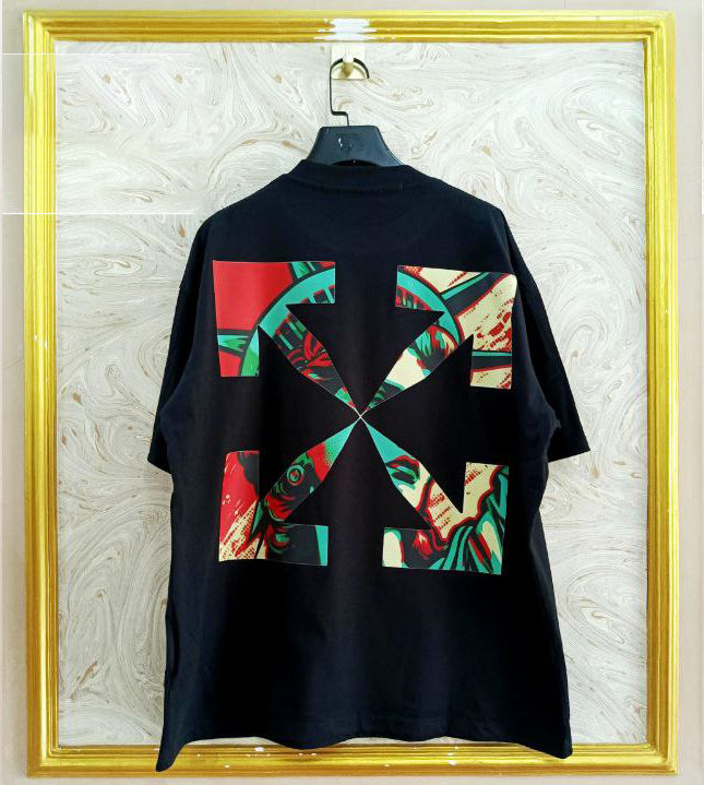 OWS-105 | Off-White Style Graphic T-Shirt โ Streetwear Oversized Tee