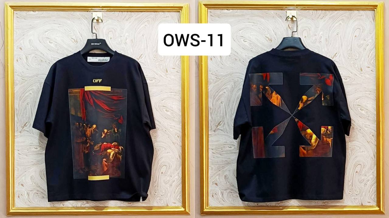 OWS-11 | Off-White Style Graphic T-Shirt โ Streetwear Oversized Tee