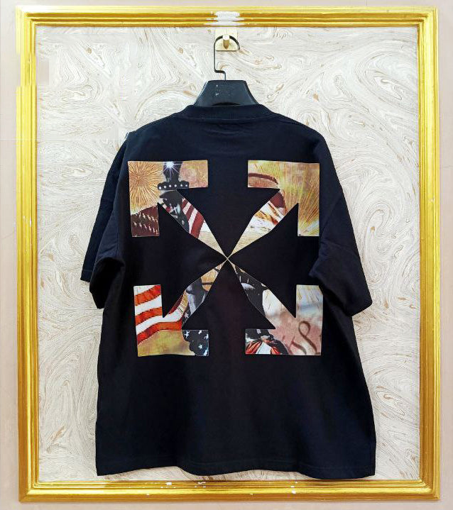 OWS-116 | Off-White Style Graphic T-Shirt โ Streetwear Oversized Tee