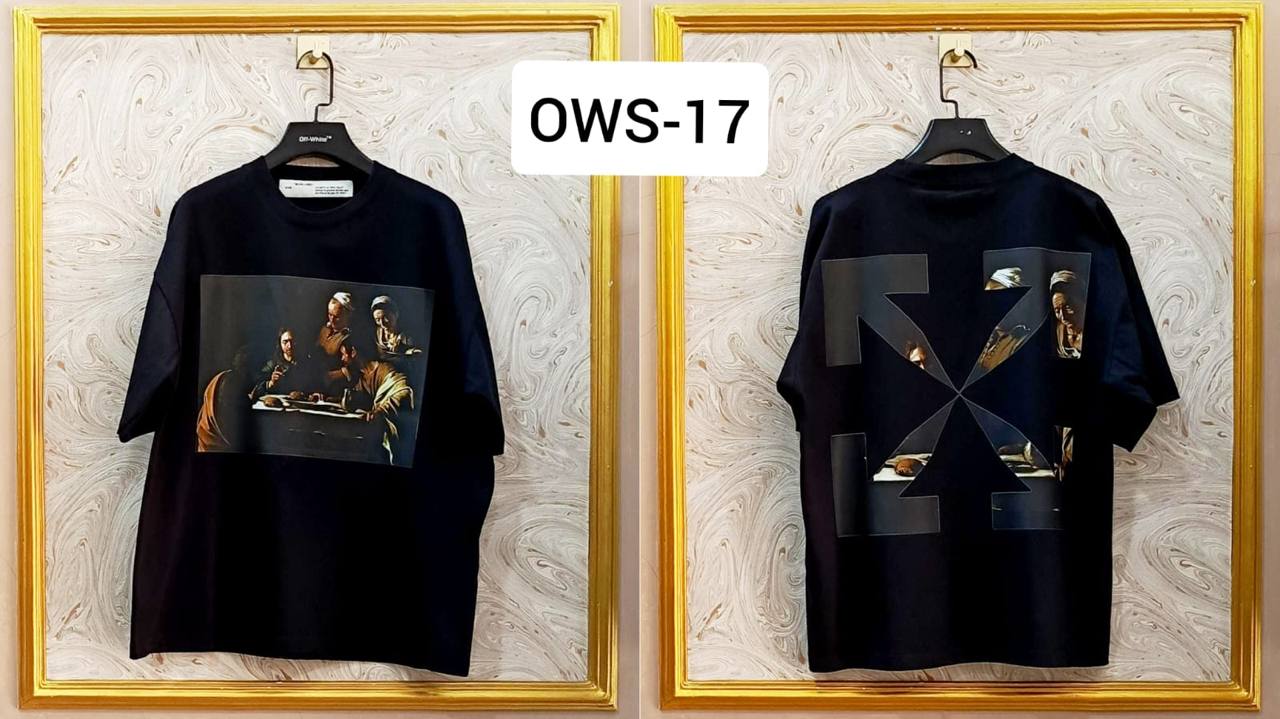 OWS-17 | Off-White Style Graphic T-Shirt โ Streetwear Oversized Tee