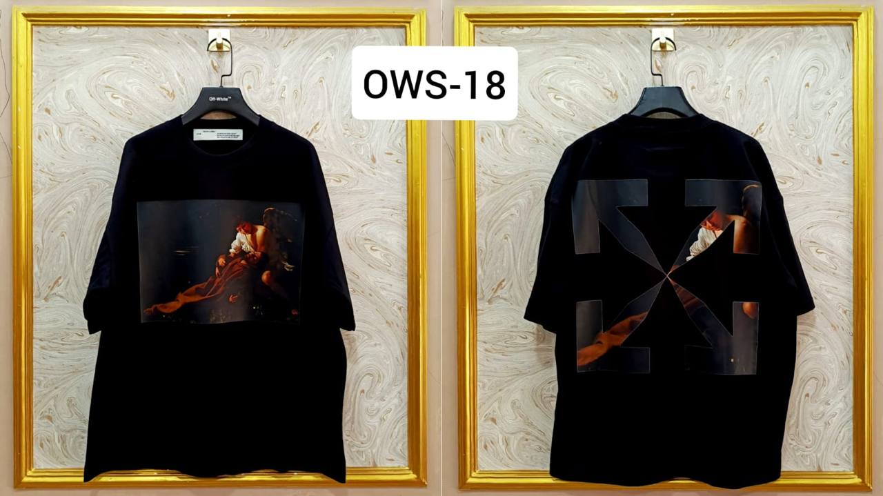 OWS-18 | Off-White Style Graphic T-Shirt โ Streetwear Oversized Tee