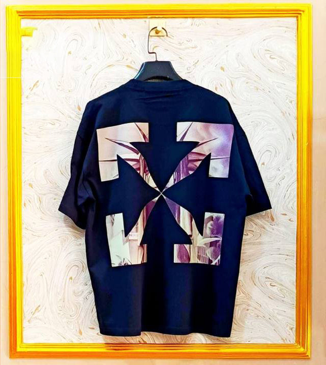 OWS-28 | Off-White Style Graphic T-Shirt โ Streetwear Oversized Tee