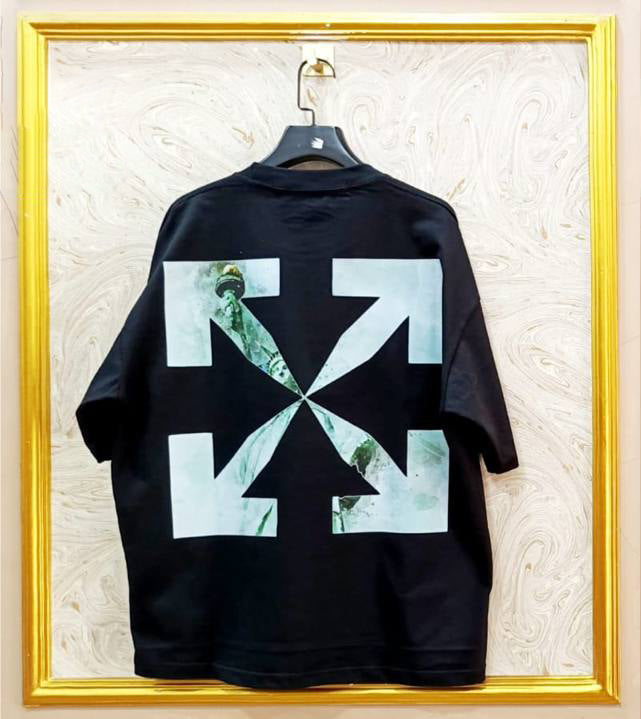 OWS-30 | Off-White Style Graphic T-Shirt โ Streetwear Oversized Tee