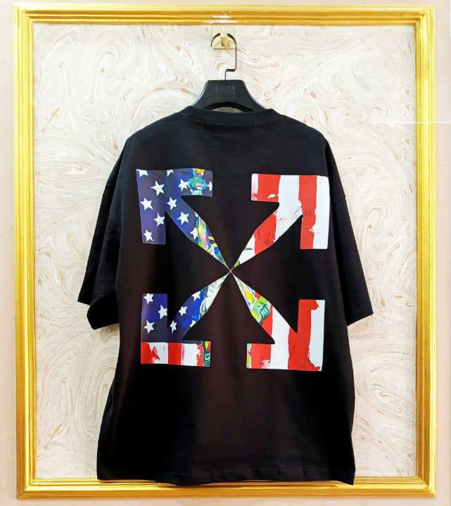 OWS-35 | Off-White Style Graphic T-Shirt โ Streetwear Oversized Tee